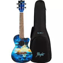 Ukeleles De Vuelo, Ukelele De 4 Cuerdas, Blue-multi Auc Cit