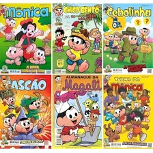  Turma Da Mônica Kit Com 20 Gibis Novos Sem Repetição.