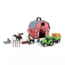 Fazendinha De Brinquedo Celeiro Fazenda Infantil Poliplac