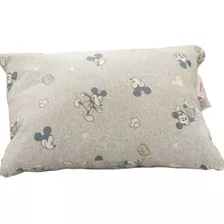 Almohadon Infantil Rectangular Mickey Disney Celeste