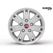 Roda Europa Para Van Fiat Ducato Aro 16 Tala 7 - Pcd 5x130 Cor Prata