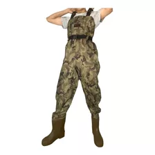 Wader Traje Pesca Camuflaje Marca Oxygen + Envío Gratis