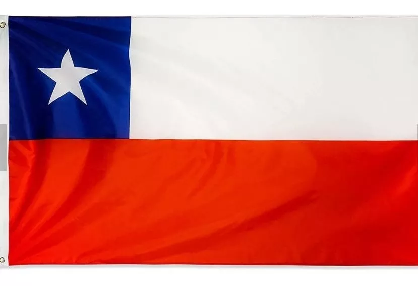 Bandera De Chile 150 Cm X 90 Cm 