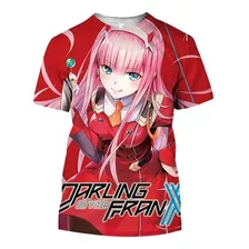 Camisa Camiseta Full 3d Anime Darling Franxx Zero Two Md17