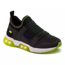 Tênis Infantil Menino Klin Light Preto/verde 604.032