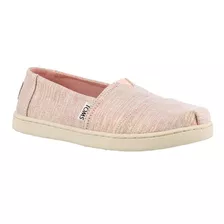 Zapatilla Alpargata Niña Toms - Rose Cloud Twill Glimmer