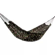 Rede Descanso Garimpeira Camuflada Nylon Camping Barata