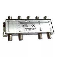 2 Divisor De Sinal Ghs-8 (1x8) + 25 Plugues Rg6 