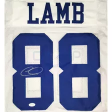 Jersey Autografiado Ceedee Lamb Dallas Cowboys Vaqueros Cstm