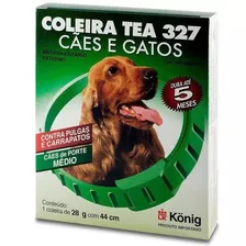 Coleira Antipulgas E Carrapatos Konig Cães Medios Tea 327