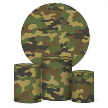 Trio Capa Cilindro + Painel Camuflado Veste Fácil C/elástico