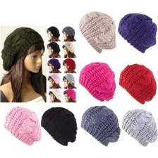 Boina Mujer Lana Hecho Mano Gorra Gorro Sombreros Invierno 