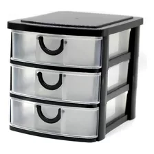 Organizador Plástico Con 3 Cajones Cajas Pequeñas 3014142