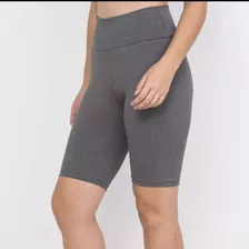 Bermuda Legging Feminina Suplex Cintura Alta Cós Alto