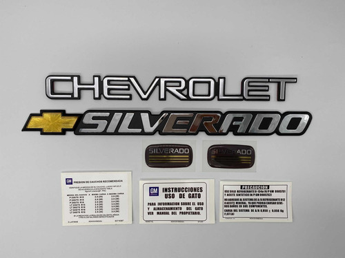 Chevrolet Silverado Emblemas Y Calcomanas Foto 5