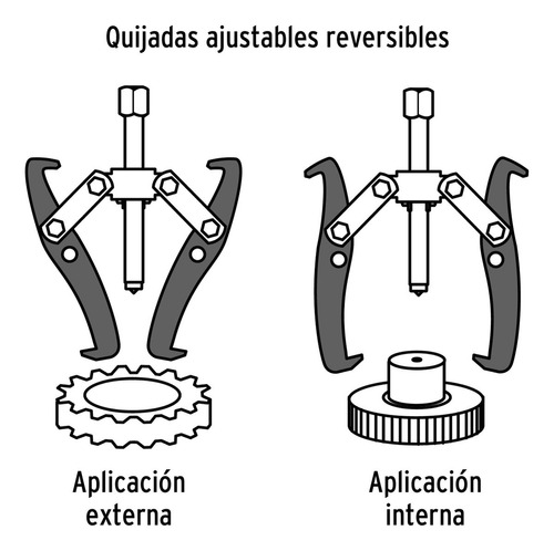 Extractor Poleas Y Volante 3'' Truper 14500 Foto 3