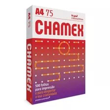 Papel Sulfite Chamex A4 Branco 75g 500 Folhas