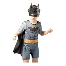 Fantasia Infantil Batman Com Capa E Máscara Super Héroi
