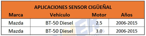 Sensor Cigeal Mazda Bt-50 Diesel 2.5 3.0 Foto 7