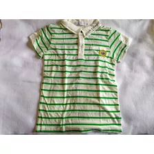 Camisa Polo Tamanho 100 (3) Infantil Manga Curta