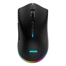 Mouse Gamer Pcyes Anok Wireless 16000 Dpi Preto - Pmgakrgb