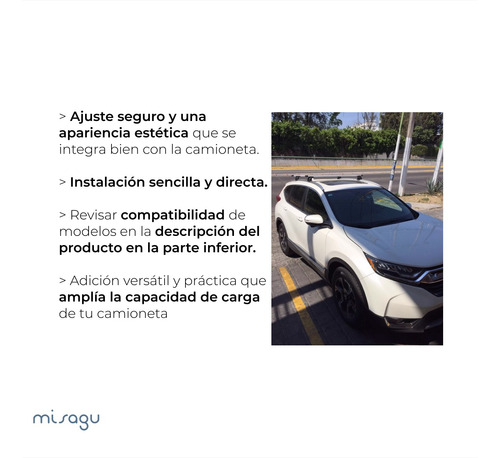 Barras Portaequipaje Wingbar Kia, Hyundai, Honda Foto 4