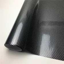 Vinilo Fibra De Carbono 5d 1,50 X 0,50 Mt Adhesivo Conformab