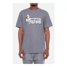 Camiseta And 1 Streetball Grafite Mescla