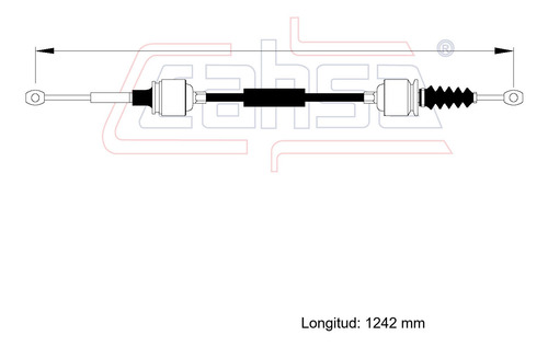 Cable Selector Velocidades Para Buick Century 1989 2.5l  Foto 2