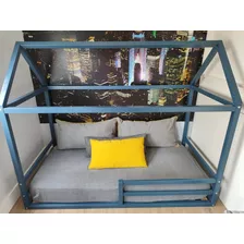 Cama Casinha Infantil Ludika Mobilia Wt