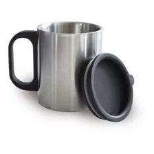 Mug En Acero Inoxidable Con Tapa Removible De 10 Onzas