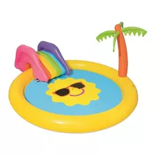 Pileta Inflable Bestway Playcenter Tobogan Isla Sol 237x201