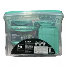 Set Herméticos 11 Piezas Libre Bpa Microondas Congelador Hc