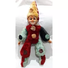 Antigo Boneco Palhaço Enchimento De Palha Anos 50 Brinquedo