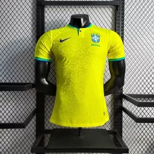 Camisa Seleção Brasileira Amarela Onça 2022/2023