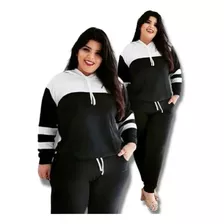 Conjunto Plus Size De Frio Feminino Crepe Super Confortável