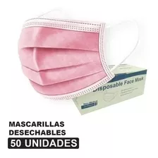 Mascarillas Desechables Colores Caja 50 Un Envío Inmediato