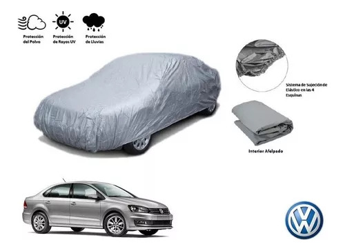 Cubierta Funda Cubreauto Afelpada Volkswagen Vento 2014-2015 Foto 2