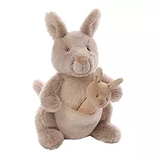 Baby Gund Oh Combo De Peluche Canguro Tan Suave Y Sonajero D