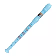 Brinquedo Infantil Flauta Doce Soprano Disney Frozen Azul