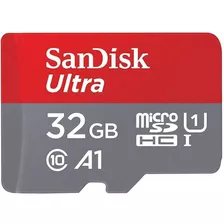 Memoria Sandisk Micro Sd 32gb 80 Mbs C10 Garantia 1 Año Orig