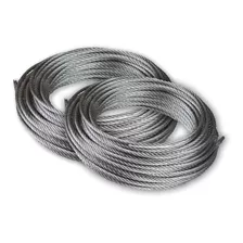 Cable De Acero Galvanizado 6x7 Ø 1,6 Mm Flexible X 25 Mts 