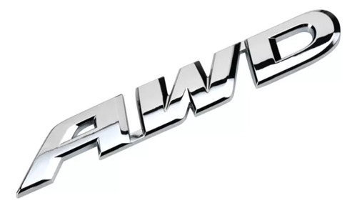 Foto de Emblema Awd Baul Metalico Adherible Ford Chevrolet  Honda