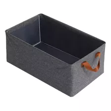 Organizador Caja De Tela Plegable Con Estructura Metalica