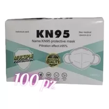 Cubrebocas Kn95 Blanco Adulto 100 Piezas