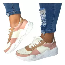 Sam123 Zapatillas Talles Grandes Mujer Blancas Amantio