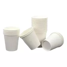 Copo De Papel Branco 100ml Café Térmico Bio C/ 50 Unid. 