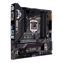 Placa Mãe Asus Tuf B460m-plus B460 Lga1200, Ddr4, 10a Ger Cor Preto