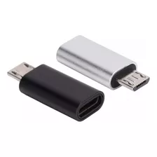 Adaptador Otg Convertidor Micro Usb V8 Hembra A Usb Tipo C