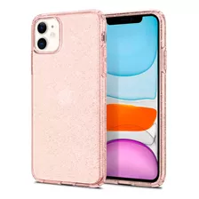 Funda Spigen Liquid Cristal Glitter Para iPhone 11 Rosa